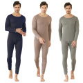 Hot sale mens seamless winter warm adult thermal underwear set base layer thick cotton long john set thermal underwear